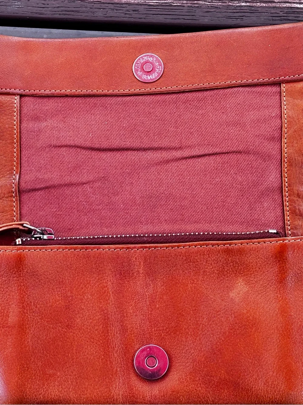 latico Cognac Leather Wallet